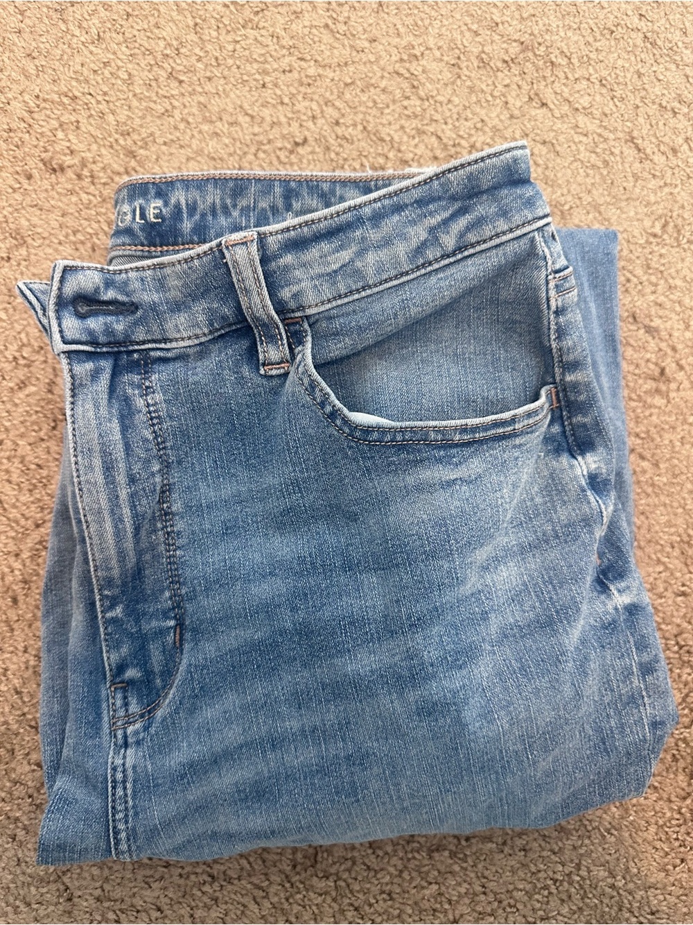 American Eagle Outfitters Light Blue Slim Straight Jeans
